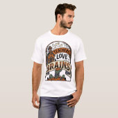 ハロウィンTシャツ先生用 先生は脳が大好き_1 Tシャツ (正面フル)