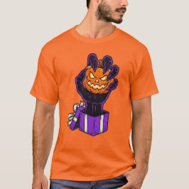 ハロウィンTシャツ おばけの手 ギフトボックス パンプキン Tシャツ