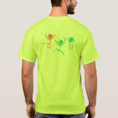 ハロウィンTシャツ おもしろパンプキン柄 Tシャツ (裏面)