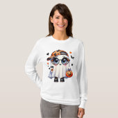 ハロウィンTシャツ 、かわいいおばけTシャツ 、パンプキンシャツ Tシャツ (正面フル)