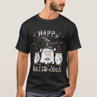 ハロウィンTシャツ ねこ グノーム コーヒー好き おもしろい Tシャツ