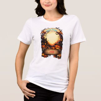 ハロウィンTシャツ オリジナル 名前 スプーク トライブレンドTシャツ