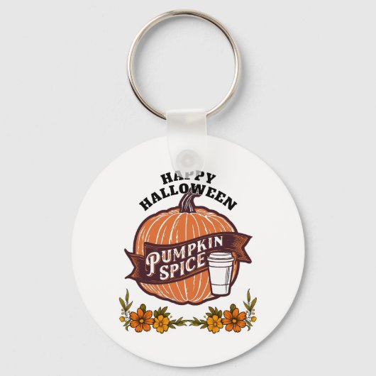 ハロウィンTシャツ キーホルダー (正面)