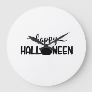 ハロウィンTシャツ ハッピーハロウィン ラージ壁時計