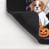 ハロウィンTシャツ ハロウィン ドッグ 面白い幽霊犬 マウスパッド (コーナー)