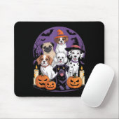 ハロウィンTシャツ ハロウィン ドッグ 面白い幽霊犬 マウスパッド (マウス)