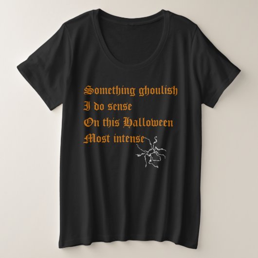 ハロウィンTシャツ プラスサイズTシャツ (デザイン正面)