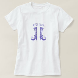 ハロウィンTシャツ レディース ウィッチ プリーズ Tシャツ