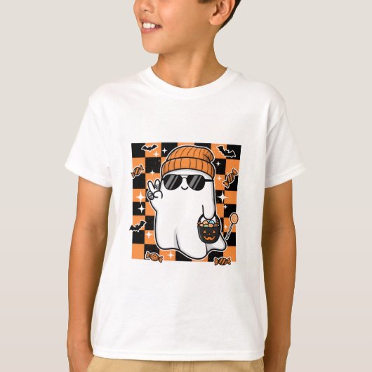 ハロウィンTシャツ 少年 Tシャツ (正面)