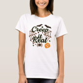 ハロウィンTシャツ Creep It Real Tシャツ (正面)