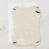 ハロウィンWitchsの茶パーティの招待状 招待状 (裏面)