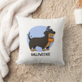 ハロウィーおもしろいニー・ソーセージ犬パン クッション (ブランケット)