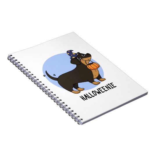 ハロウィーおもしろいニー・ソーセージ犬パン ノートブック (右側)