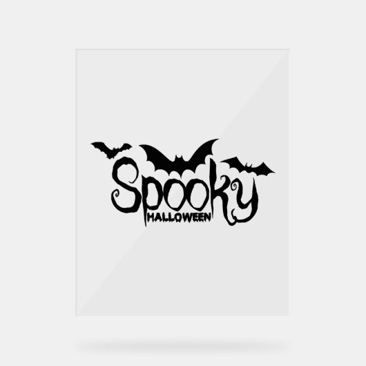 ハロウィードおもしろいヒッパイパンプキンハロウィーン アクリルサイン (正面)