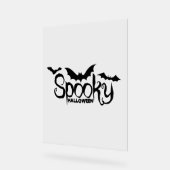 ハロウィードおもしろいヒッパイパンプキンハロウィーン アクリルサイン (傾斜)