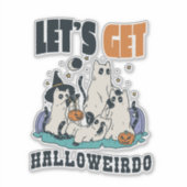 ハロウィードを手に入れよう シール (正面)