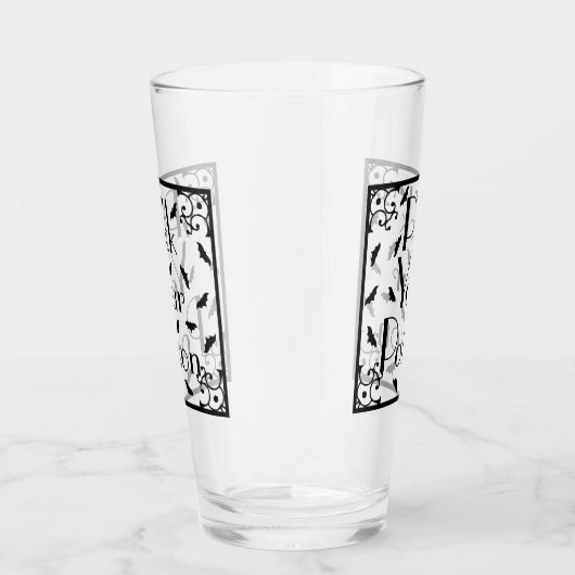 ハロウィーンあなたの毒のこうもりを選ぶ タンブラーグラス (右)