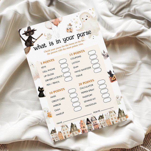 ハロウィーンあなたの財布の赤ちゃんシャワーゲームに何が (クリエイターアップロード済み)