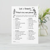 ハロウィーンあなたの電話ブランチパーティーゲームの中に何がある 招待状 (スタンド正面)