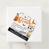 ハロウィーンあなたは爆弾ホットチョコレートギフトラベル フェイバータグ (インサイチュ)