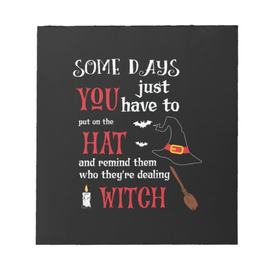 ハロウィーンいくつかの日あなたが誕生日する ノートパッド (正面)