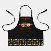 ハロウィーンいくつかの魔法の子供を焼こうおもしろい エプロン (正面)