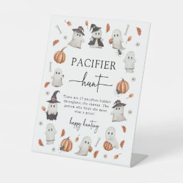 ハロウィーンおしゃぶりサイン 台座サイン