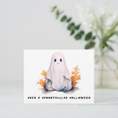 ハロウィーンおばけのSpooktacular Halloween シーズンポストカード (スタンド正面)