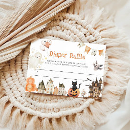 ハロウィーンおむつラッフルカード ノートカード