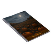 ハロウィーンおもしろいのカスタマイズ ノートブック (右側)