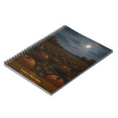 ハロウィーンおもしろいのカスタマイズ ノートブック (左側)