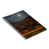 ハロウィーンおもしろいのカスタマイズ ノートブック (右側)