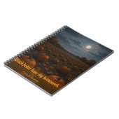 ハロウィーンおもしろいのカスタマイズ ノートブック (左側)