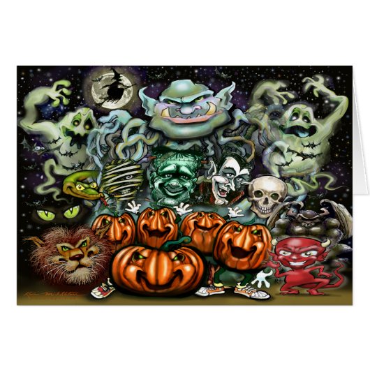 ハロウィーンおもしろいアート (正面横)