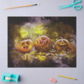 ハロウィーンおもしろいカボンプキンスデクページティッシュペーパー 薄葉紙 (クラフト)