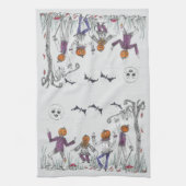 ハロウィーンおもしろいキッチンタオル キッチンタオル (縦)