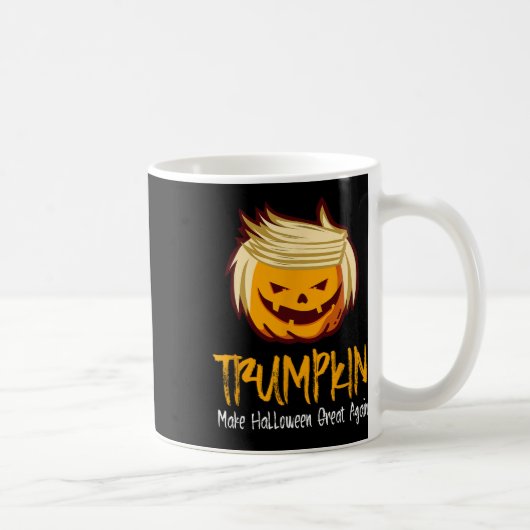 ハロウィーンおもしろいドナルドトランプ衣装ギフトアイディア コーヒーマグカップ (右)