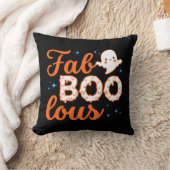 ハロウィーンおもしろいブー クッション (ブランケット)