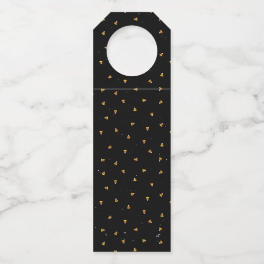 ハロウィーンおもしろい大人のトリックだけでトリートワイン ボトルネックタグ (裏面)