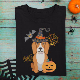 ハロウィーンおもしろい犬 Tシャツ