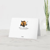 ハロウィーンおもしろい カード (裏面)