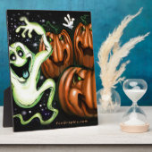 ハロウィーンおもしろい フォトプラーク (側面)