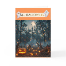 ハロウィーンお祝いカード