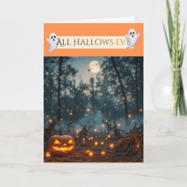 ハロウィーンお祝いカード カード