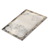 ハロウィーンお祝いタイムヴィンテージエフェメラ ノートパッド (アングル)