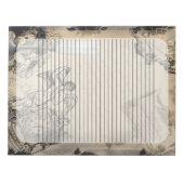 ハロウィーンお祝いタイムヴィンテージエフェメラ ノートパッド (正面)