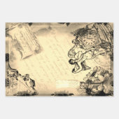 ハロウィーンお祝いタイムヴィンテージエフェメラ ラッピングペーパーシート (正面2)