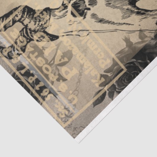 ハロウィーンお祝いタイムヴィンテージエフェメラ 薄葉紙 (詳細)