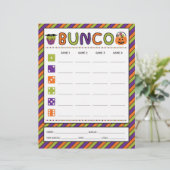 ハロウィーンお祝いバンコゲームスコアカード (スタンド正面)