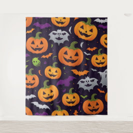 ハロウィーンお祝い タペストリー